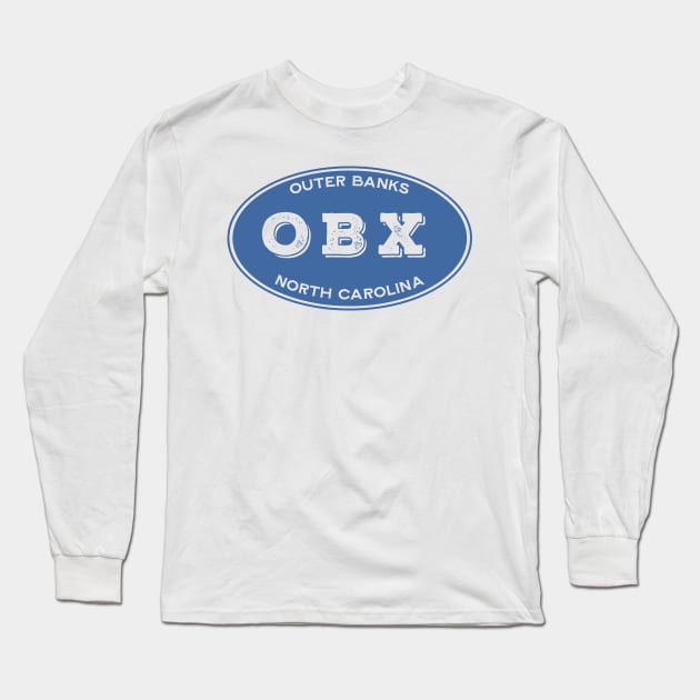 OBX Oval Long Sleeve T-Shirt by YOPD Artist